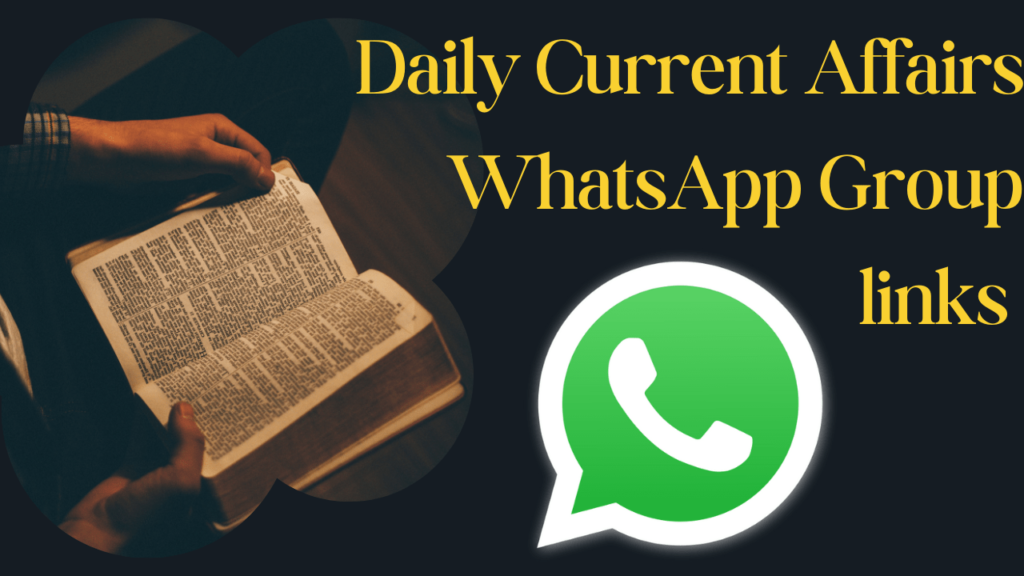 Daily Current Affairs Whatsapp Group link